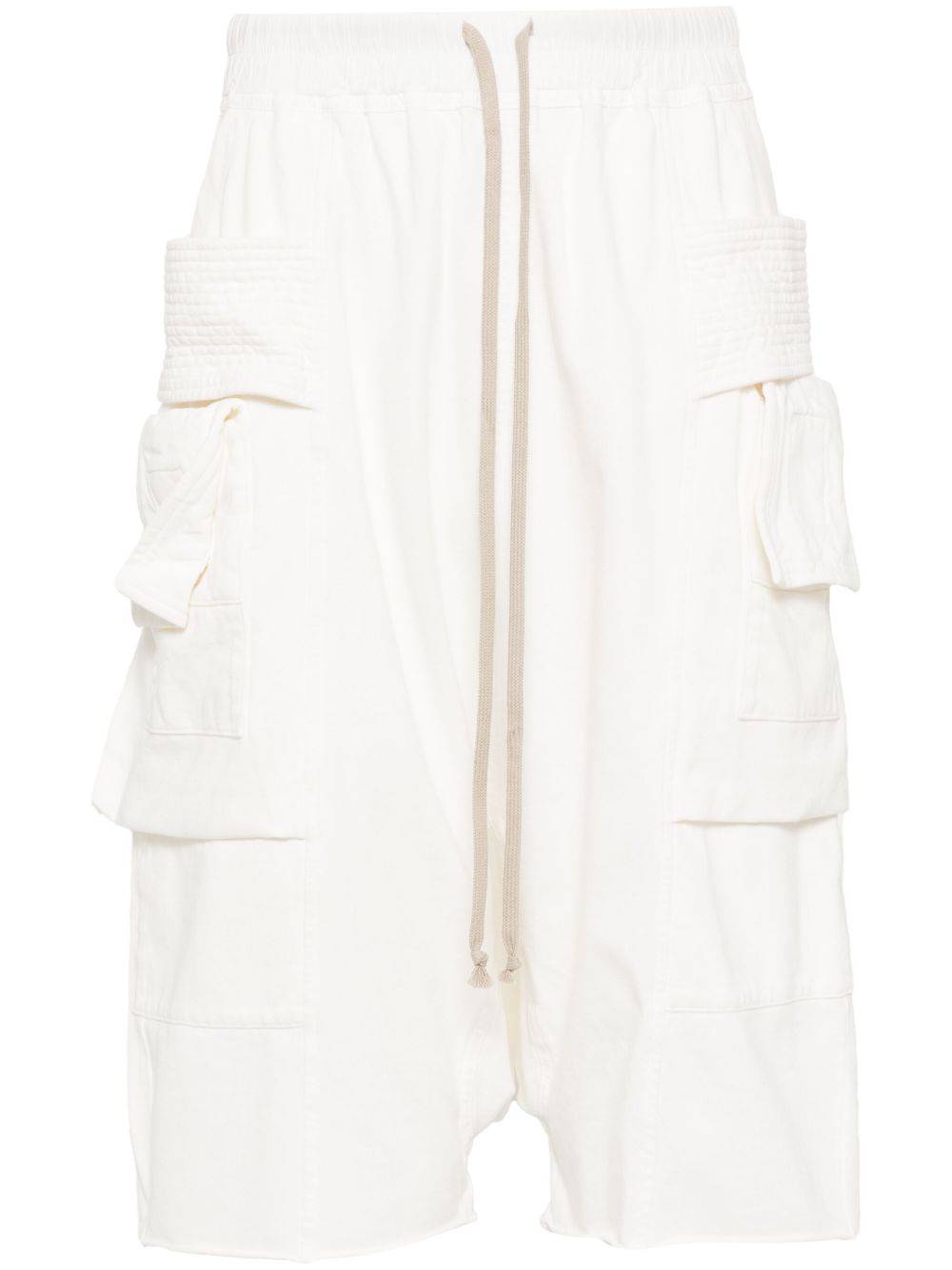 Rick Owens DRKSHDW Creatch 工装短裤 - 白色