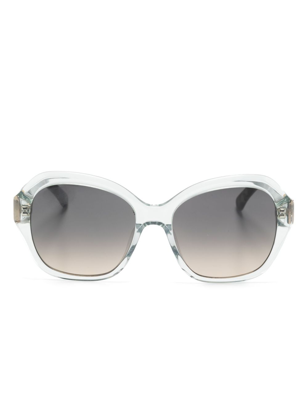 Kate Spade Lottie 超大镜框太阳眼镜 - 绿色