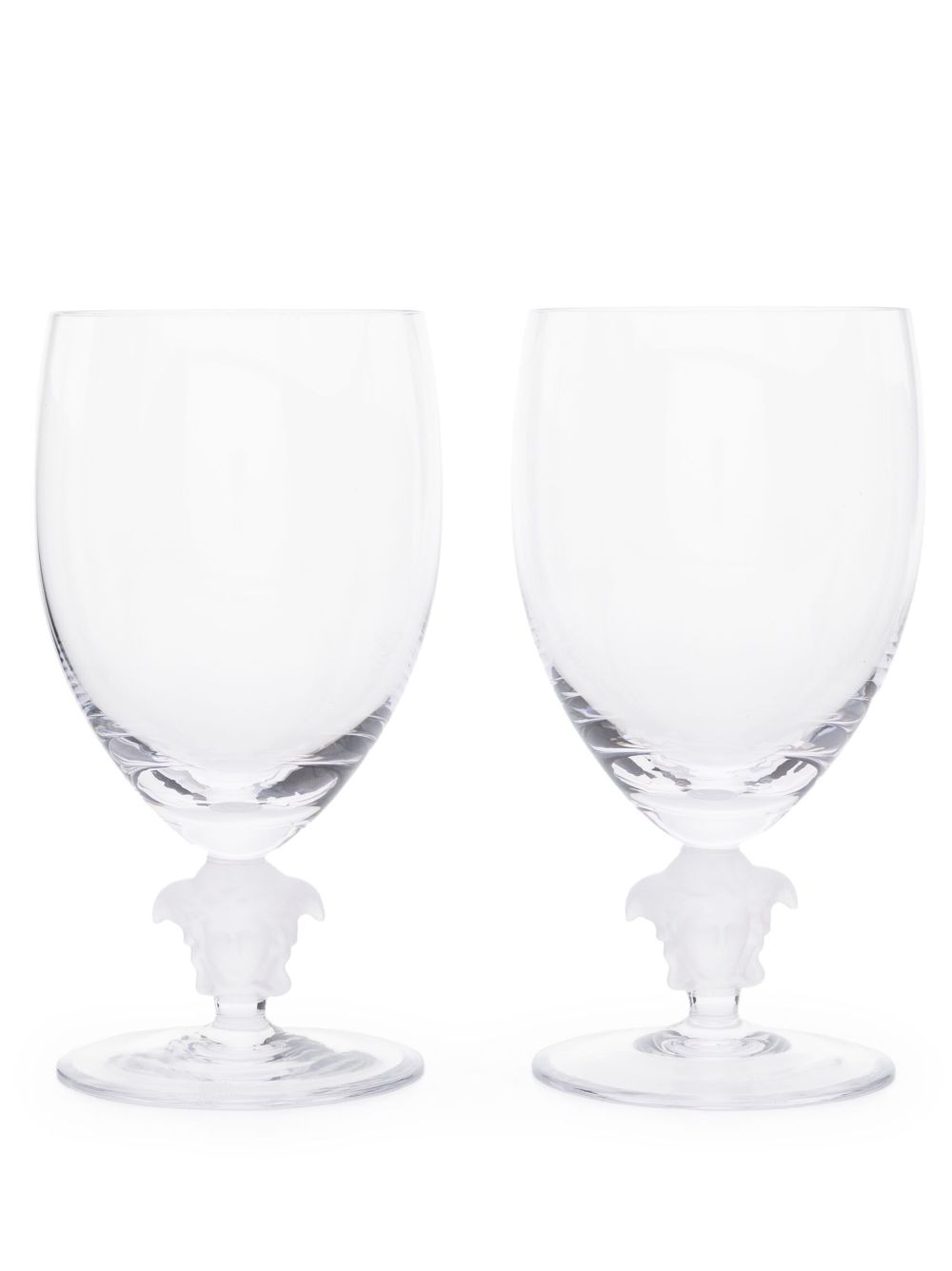 Versace Medusa Lumiere 玻璃杯（8厘米 x 16.5厘米） - 白色