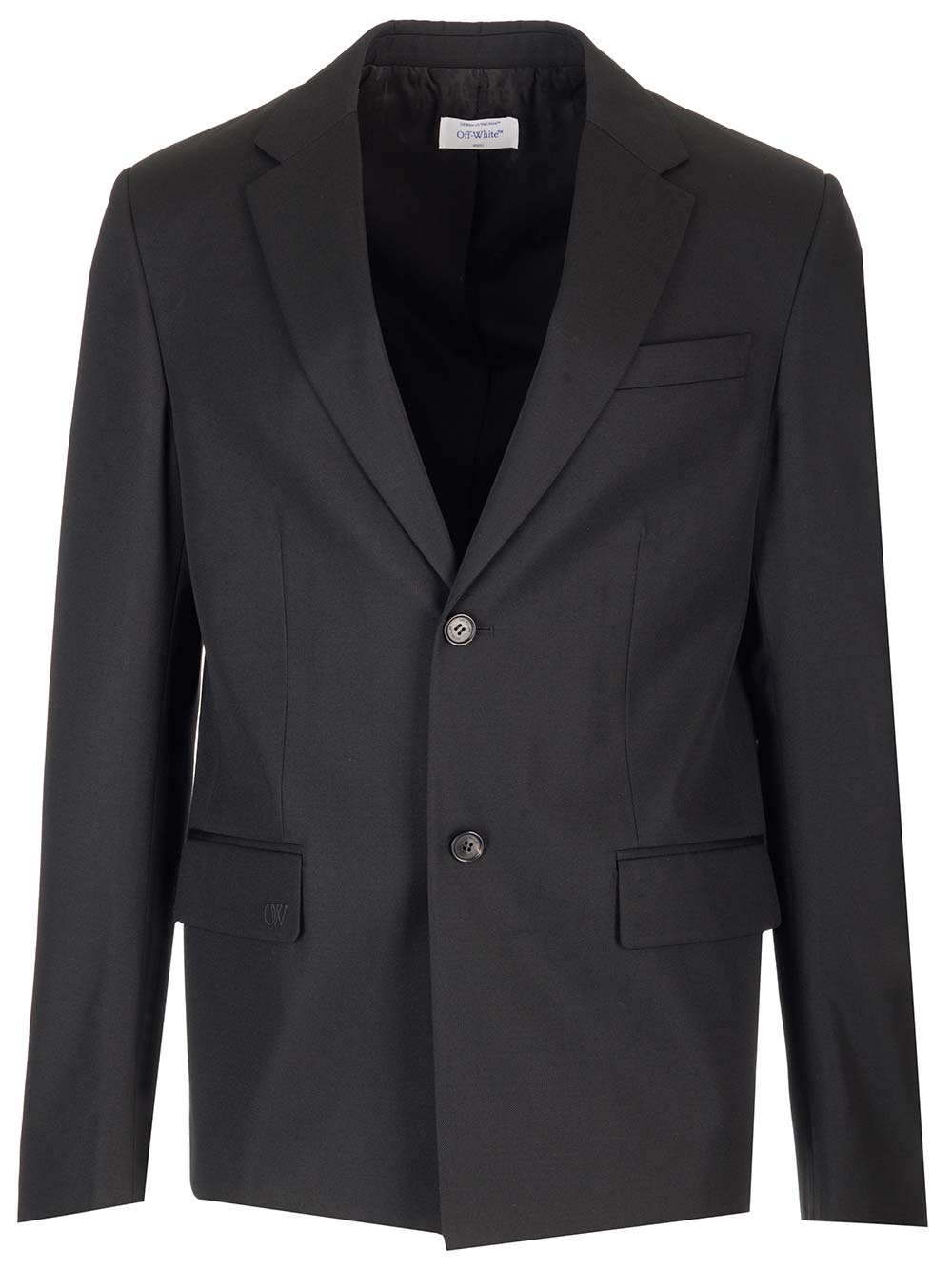 Off-White Single-breasted Wool Jacket