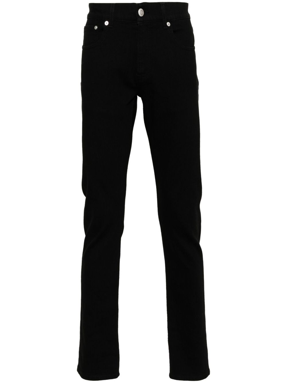 Alexander McQueen 中腰修身牛仔裤 - 黑色