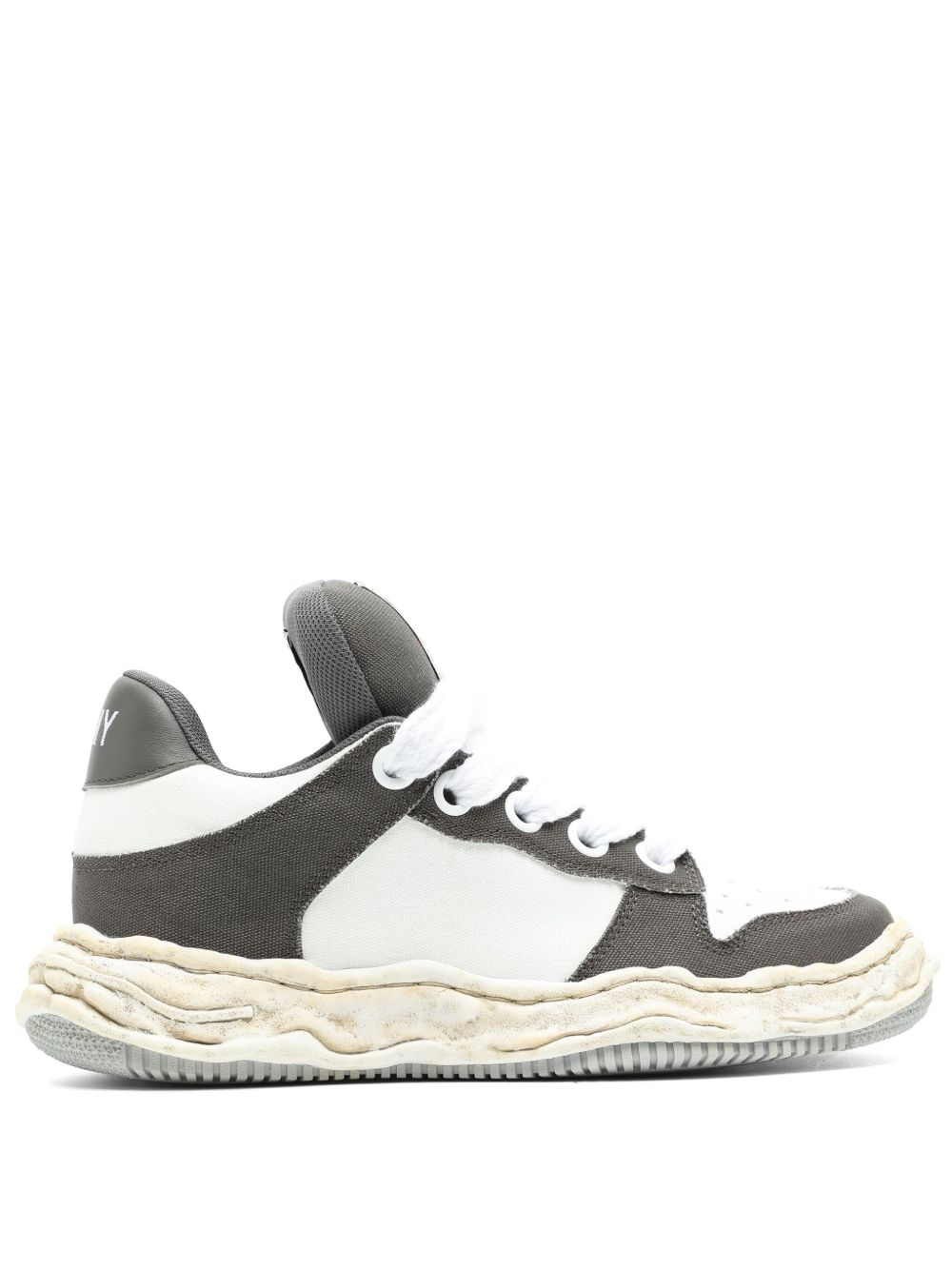 Maison MIHARA YASUHIRO Wayne OG Sole 皮质板鞋 - 褐色