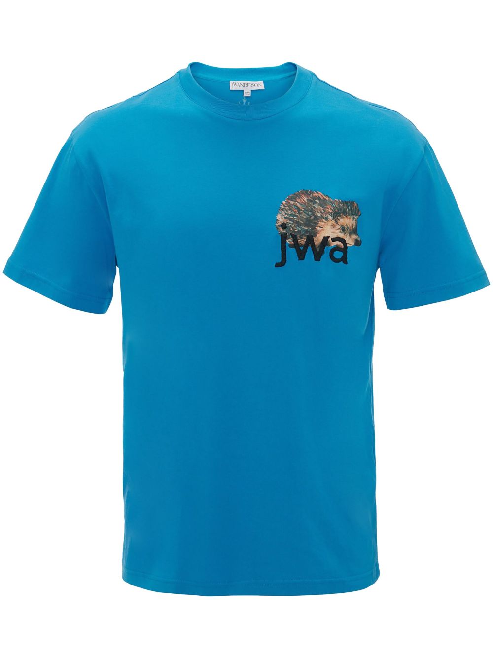 JW Anderson Hedgehog logo T恤 - 蓝色