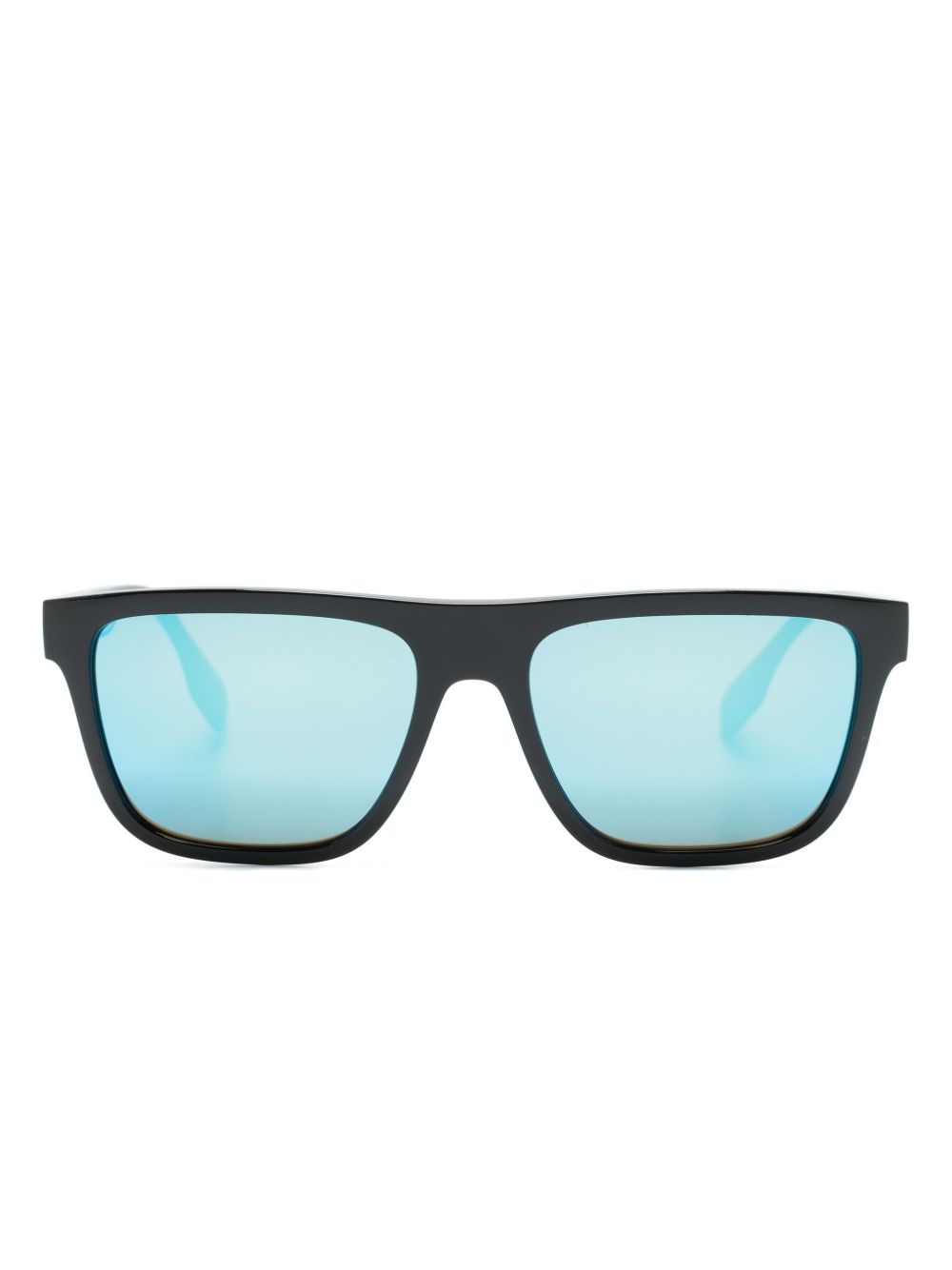 Burberry Eyewear 方框太阳眼镜 - 黑色