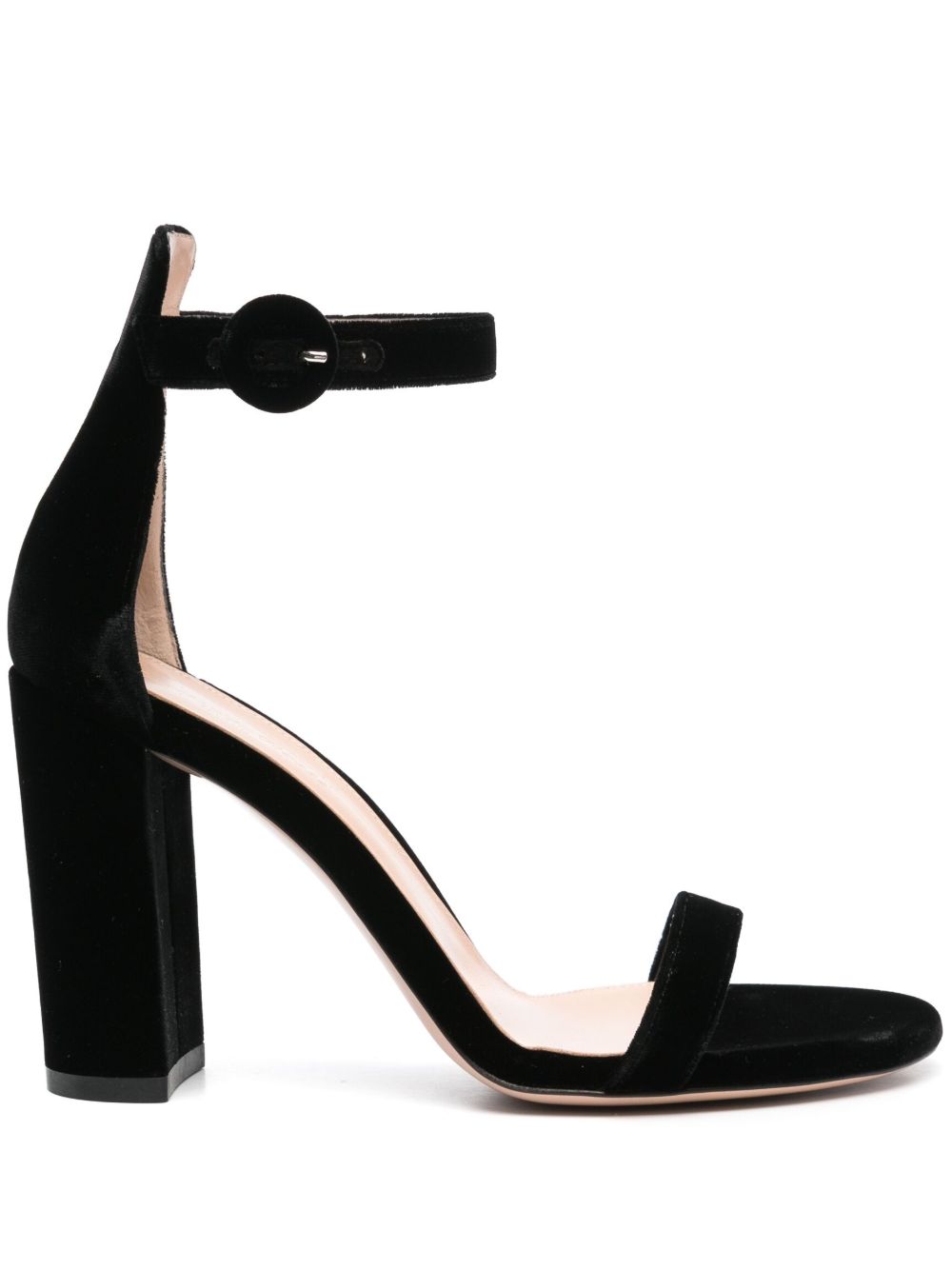 Gianvito Rossi Gaeta 高跟凉鞋（10厘米） - 黑色