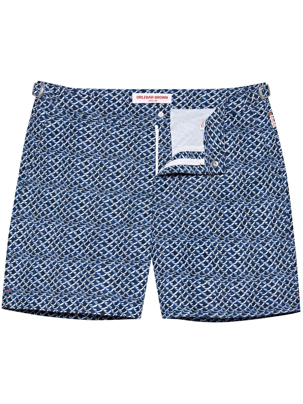 Orlebar Brown Bulldog Wavelet 泳裤 - 蓝色
