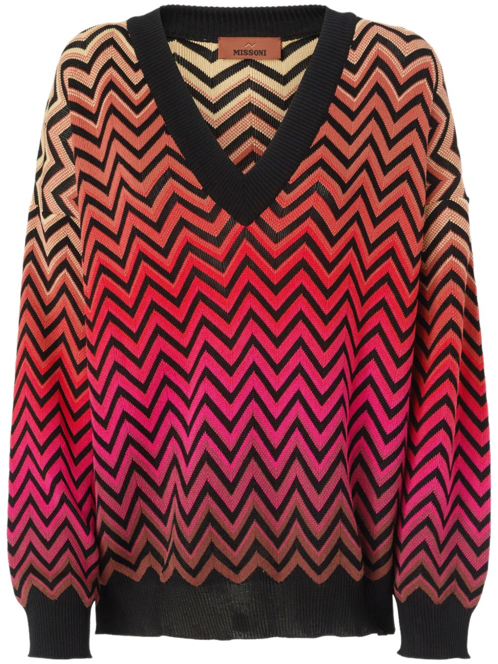 Missoni 人字纹图案毛衣 - SM9MA