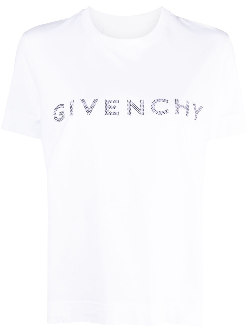 Givenchy logo缀饰棉T恤 - 白色