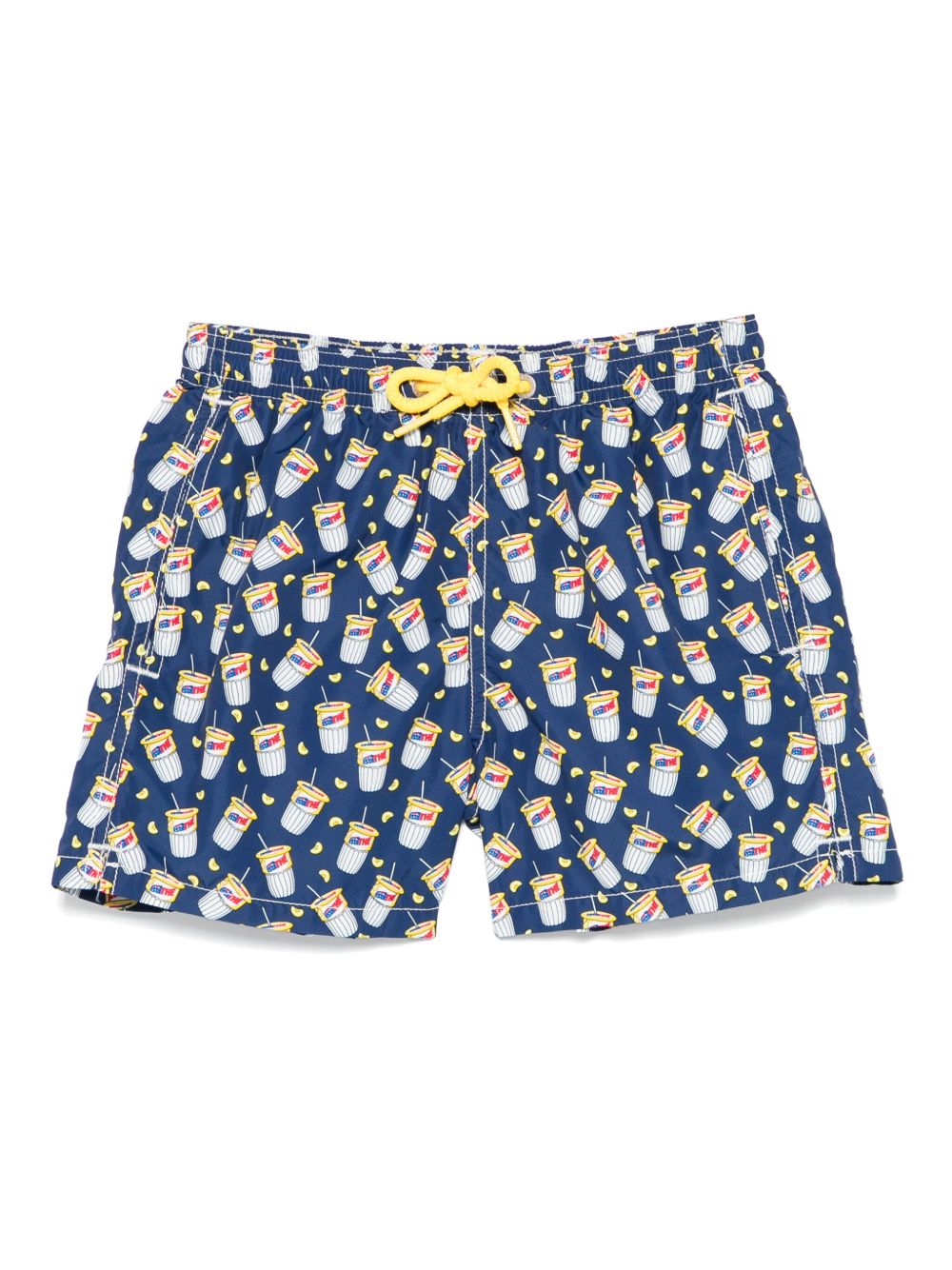 MC2 Saint Barth Kids Jean Lighting印花泳裤 - 蓝色