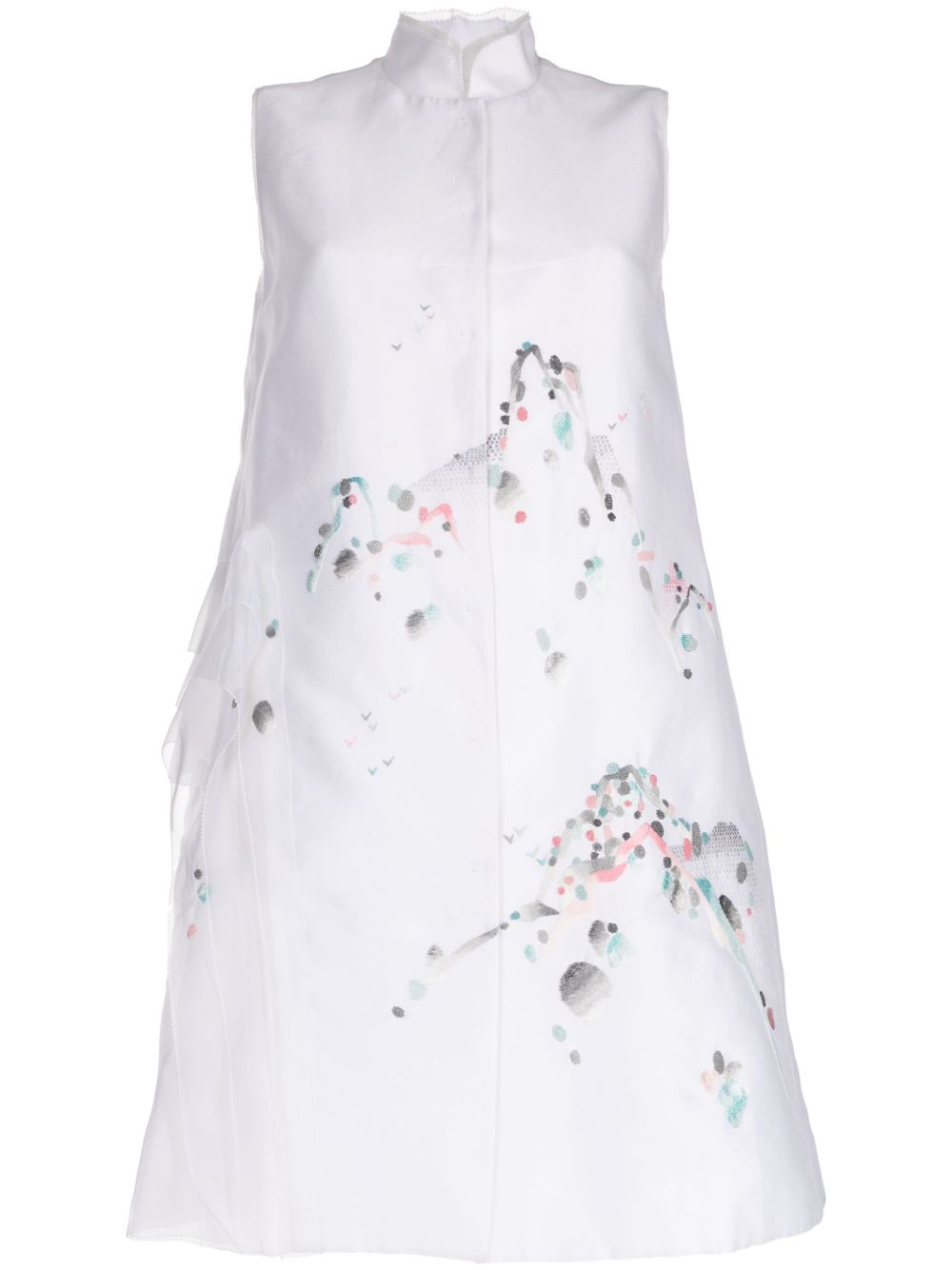 SHIATZY CHEN Renascent Collection 欧根纱拼接外套 - 白色