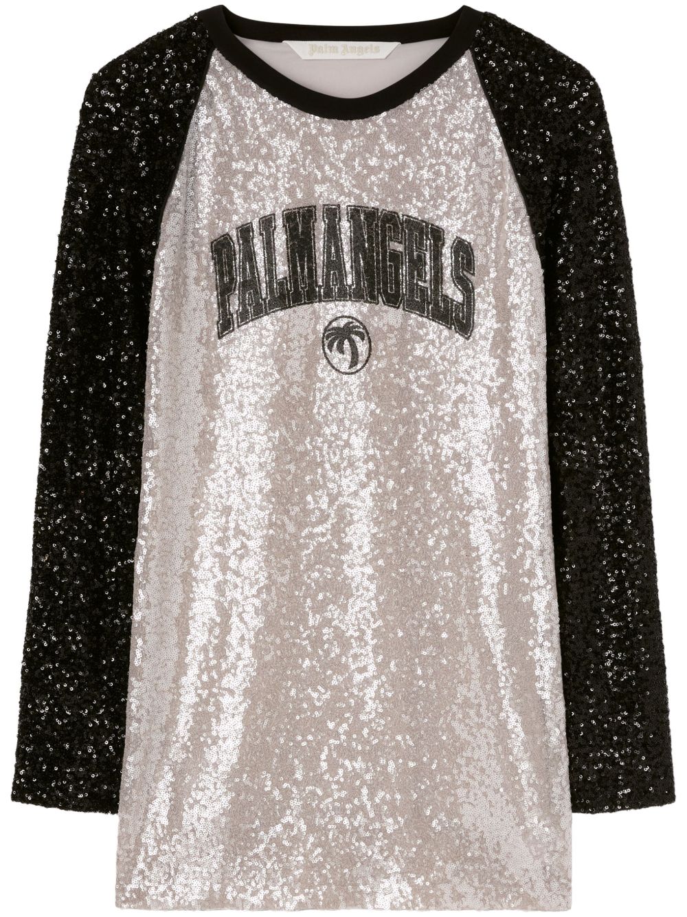 Palm Angels College Palm 迷你连衣裙 - 灰色