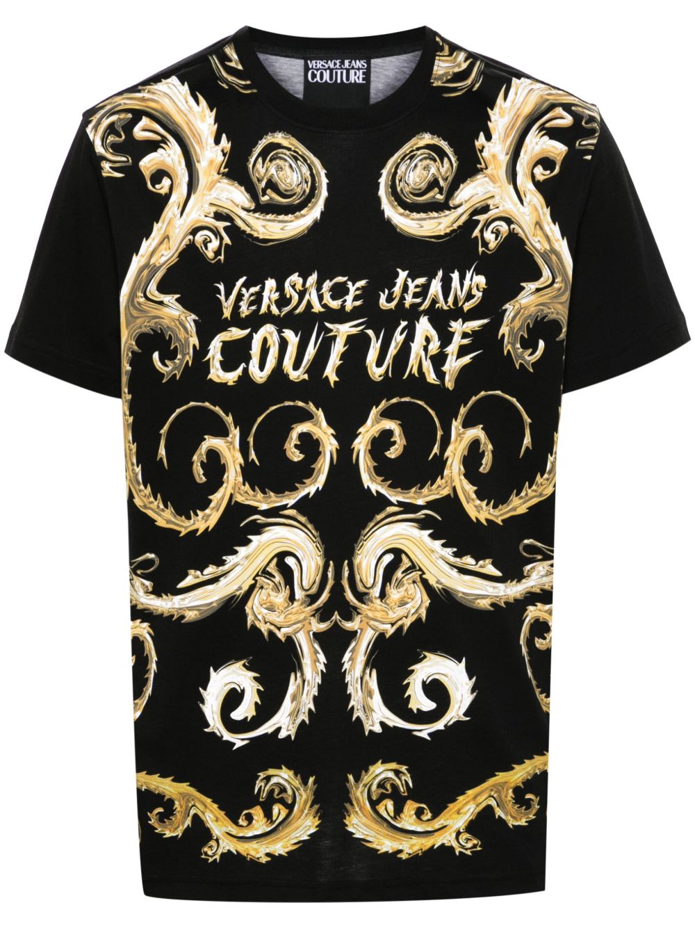 Versace Jeans Couture Chromo Couture T恤 - 黑色