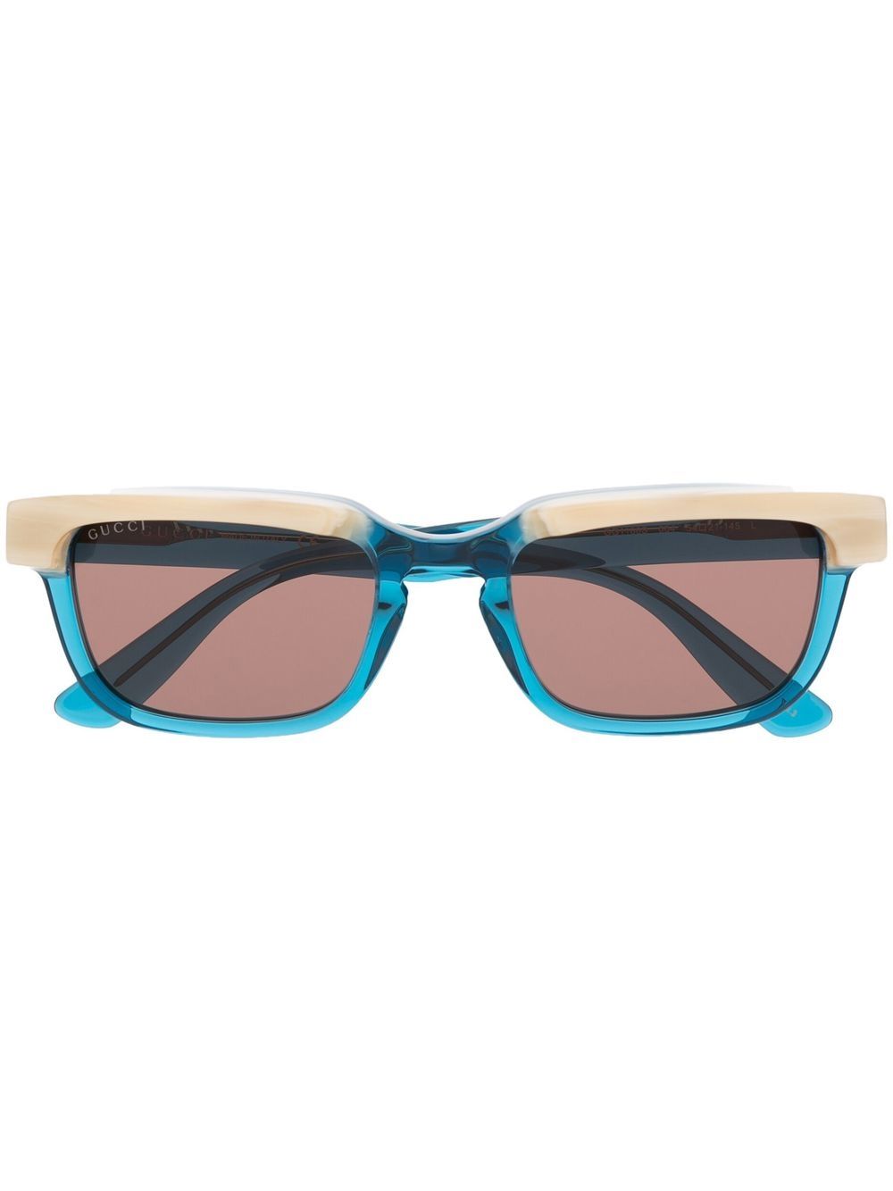 Gucci Eyewear 3D 细节太阳眼镜 - 蓝色