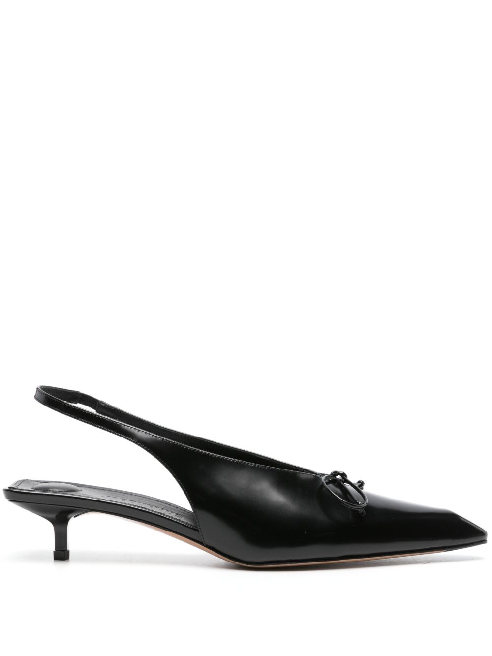 Jacquemus Les Slingbacks Cubisto 低跟鞋 - 黑色