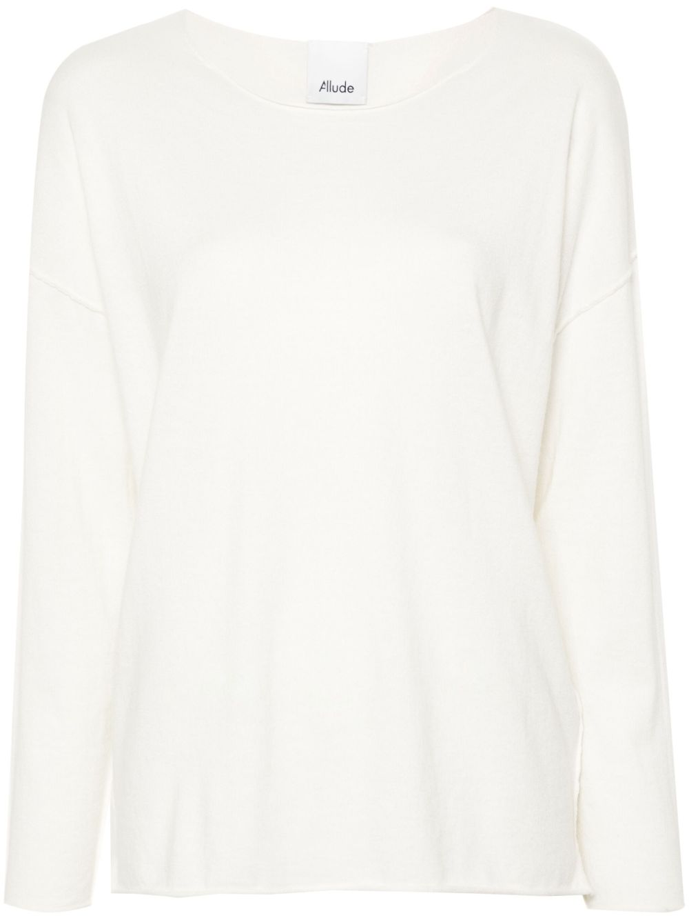 Allude 长袖针织毛衣 - 中性色