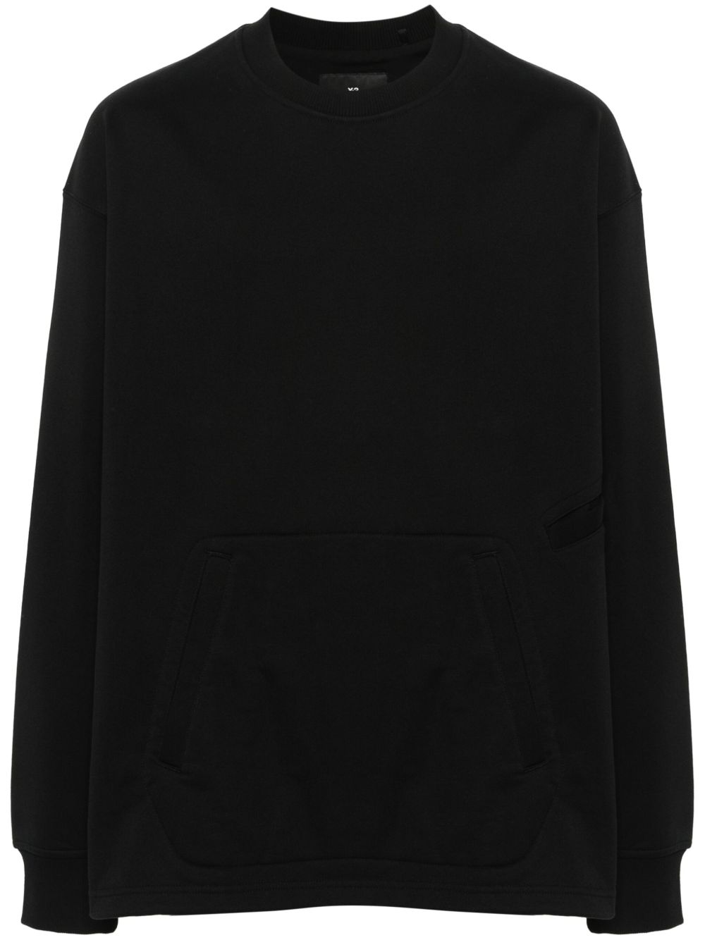 Y-3 logo印花卫衣 - 黑色
