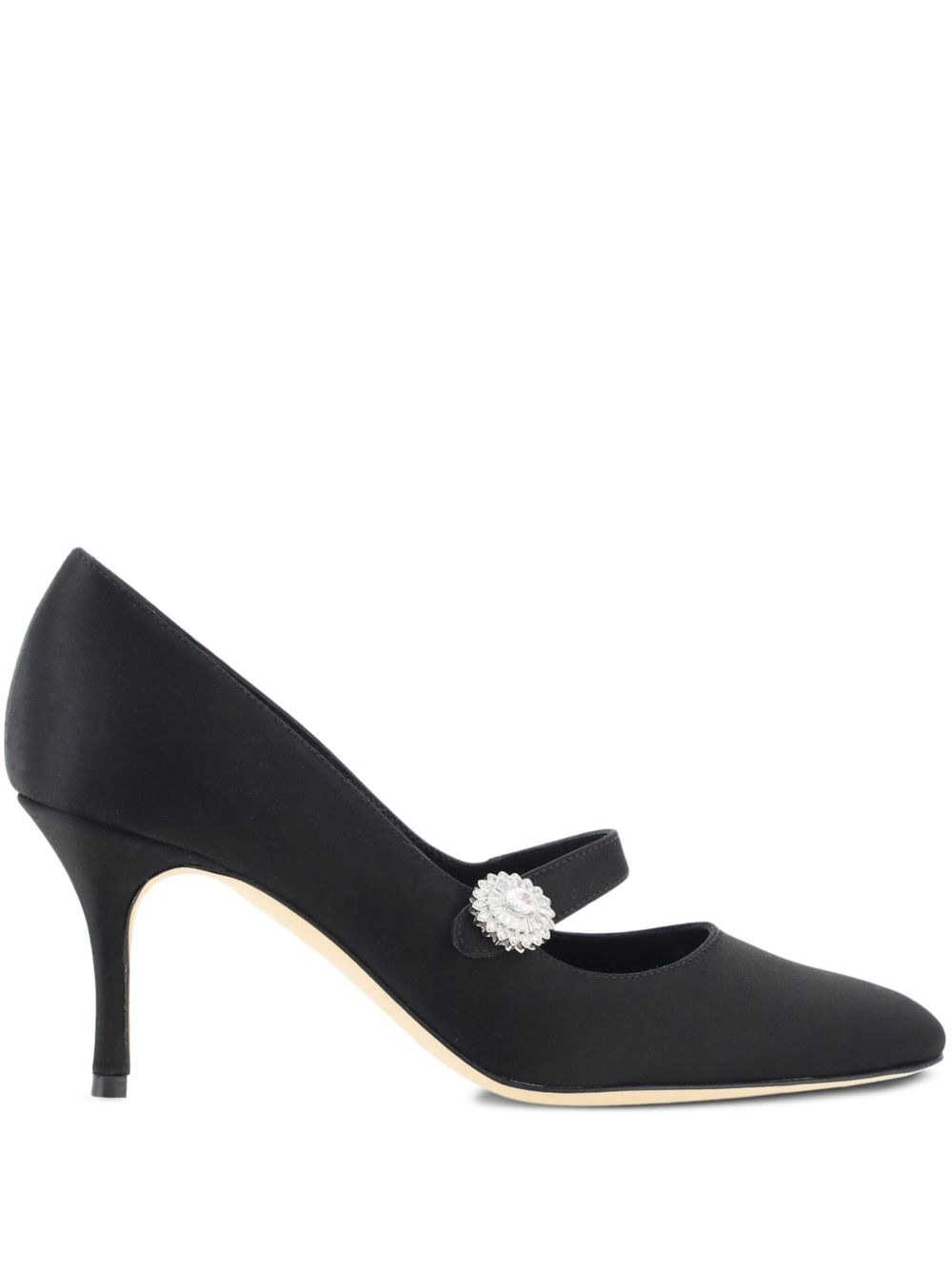Manolo Blahnik Marijana 中跟鞋（7厘米） - 黑色