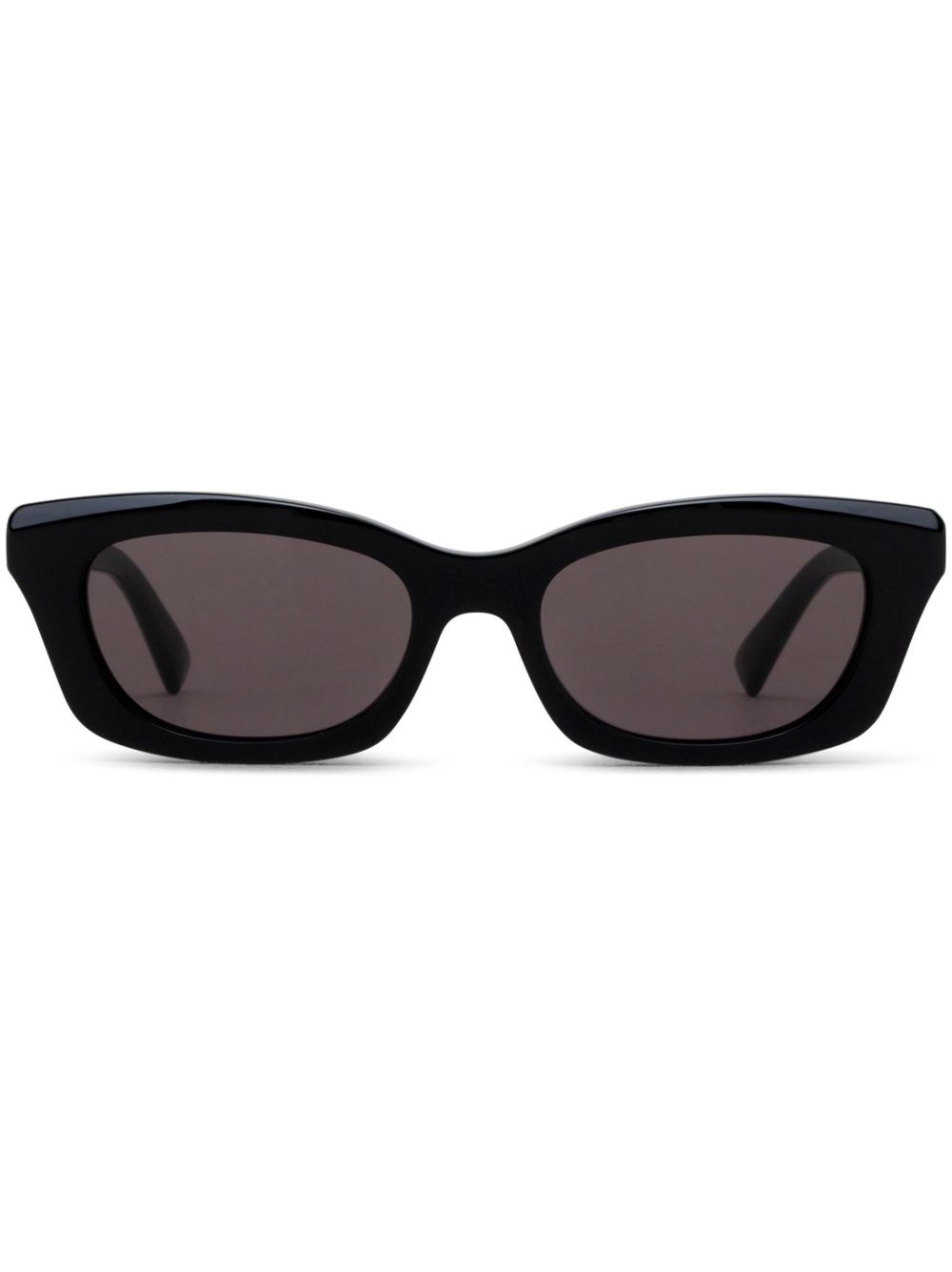 Alexander McQueen Eyewear 几何形镜框太阳眼镜 - 黑色