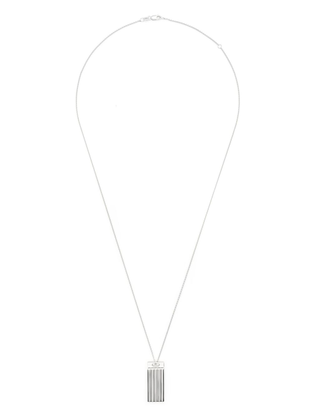 Le Gramme sterling silver 8g Gordon pendant necklace - 银色