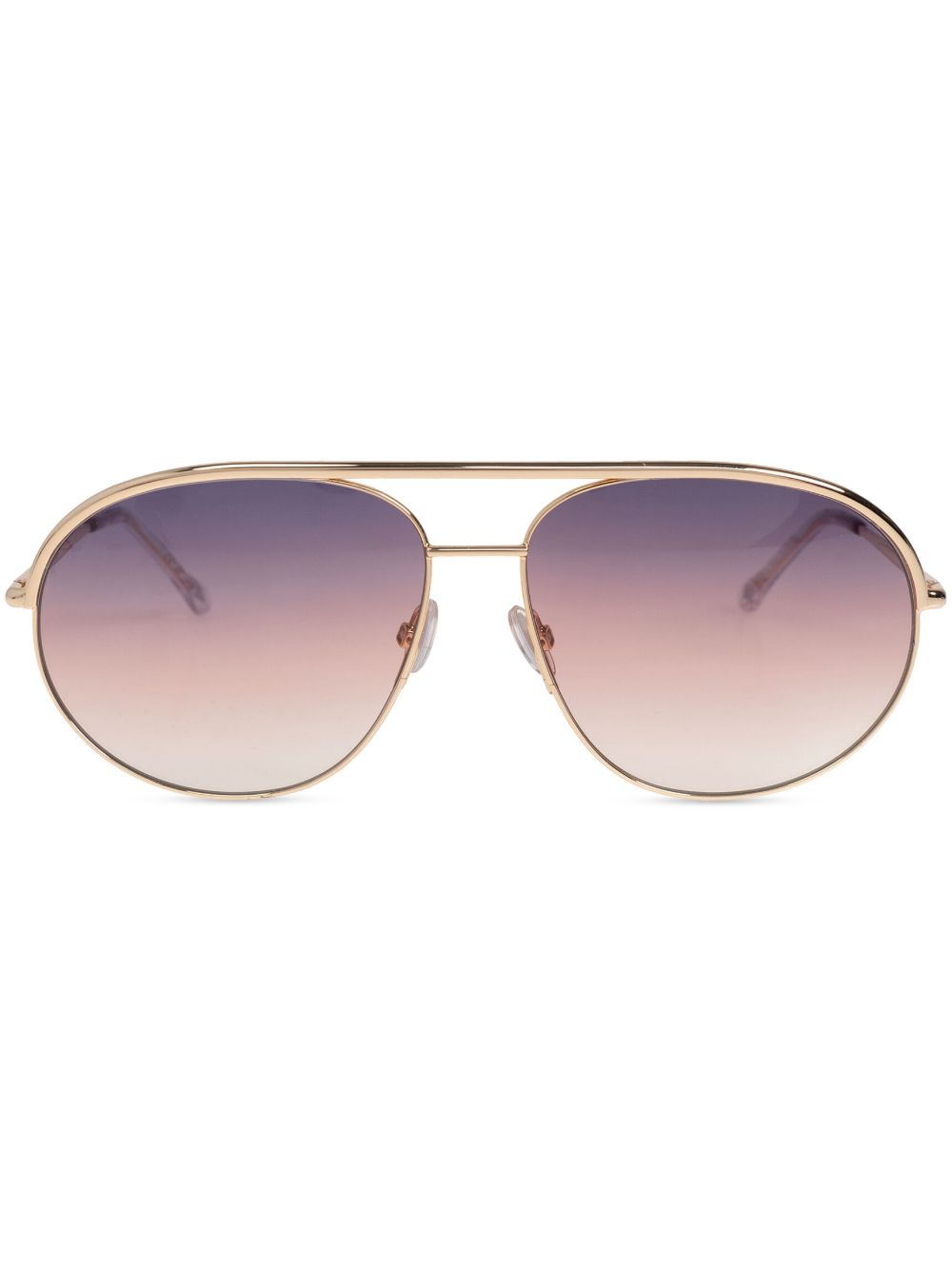 Isabel Marant Eyewear 飞行员镜框太阳眼镜 - 粉色
