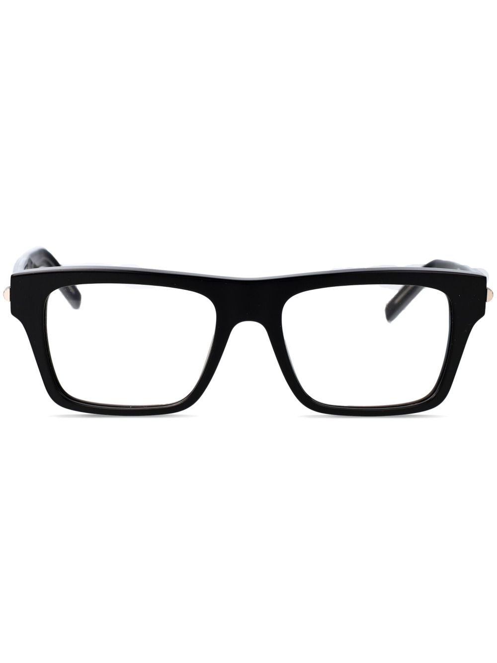 Givenchy Eyewear logo雕刻眼镜 - 黑色