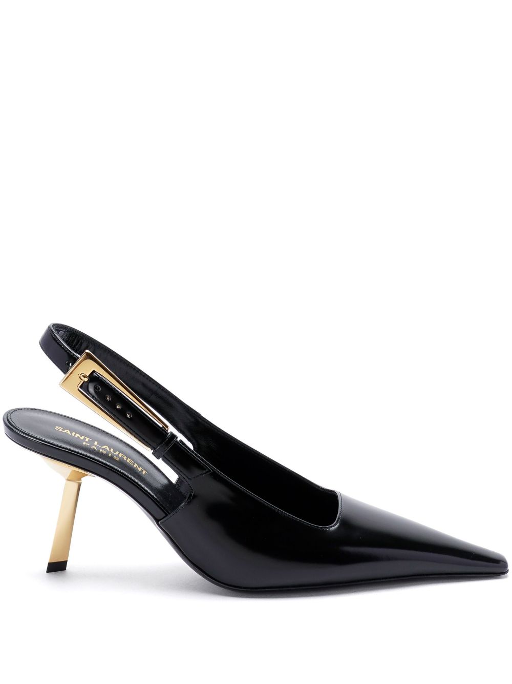 Saint Laurent Lee 中跟鞋（7.5厘米） - 黑色