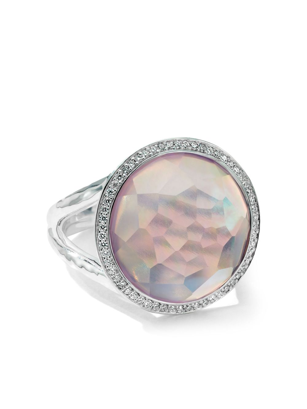 IPPOLITA Lollipop® Mini 纯银紫晶钻石戒指 - 银色