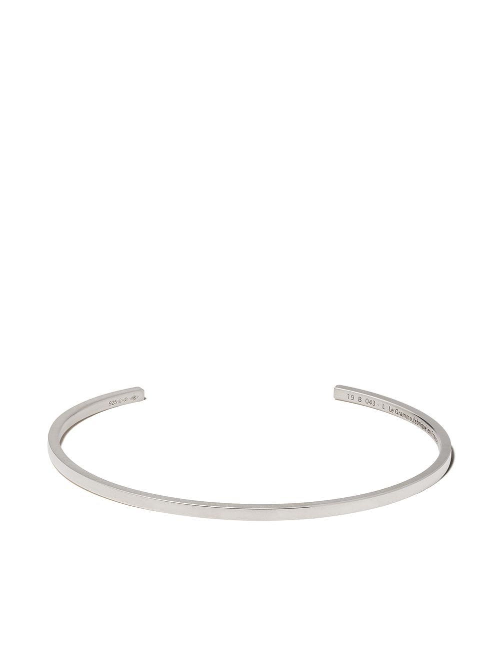 Le Gramme Ribbon Bracelet Le 7 Grammes手镯 - 银色