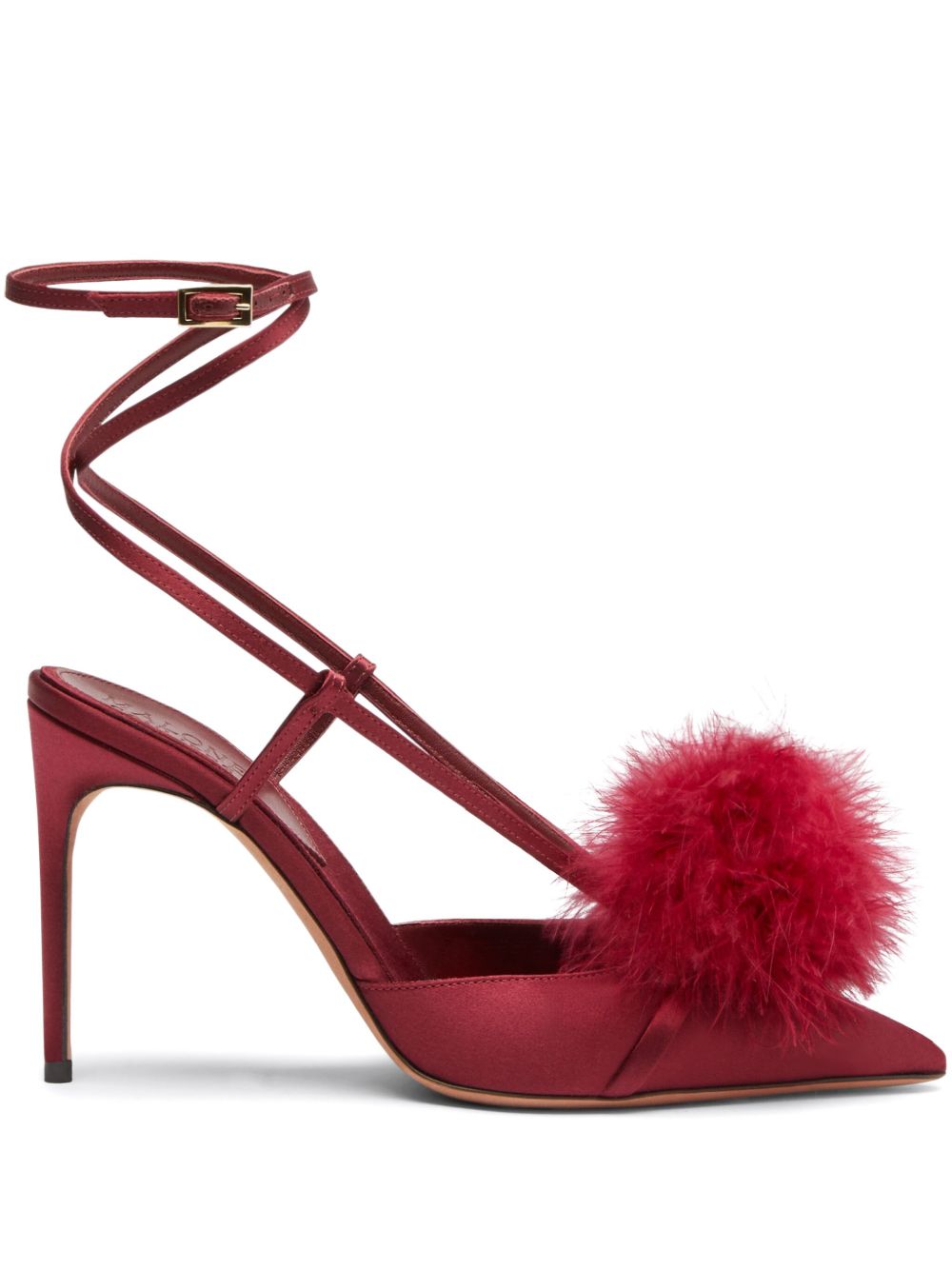 Malone Souliers Rafaella 裹踝高跟鞋 - 红色