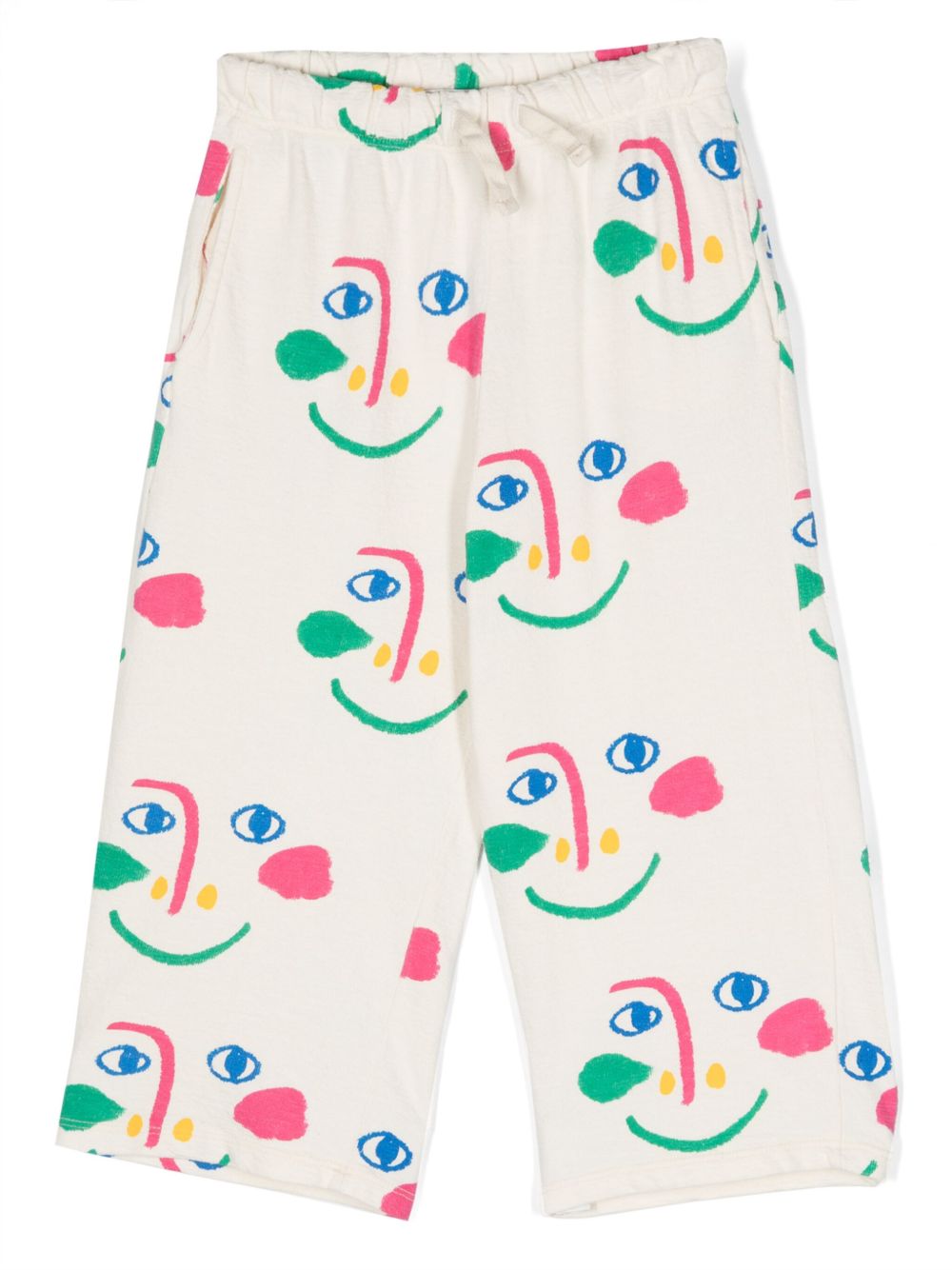 Bobo Choses Smiling Mask 阔腿裤 - 中性色
