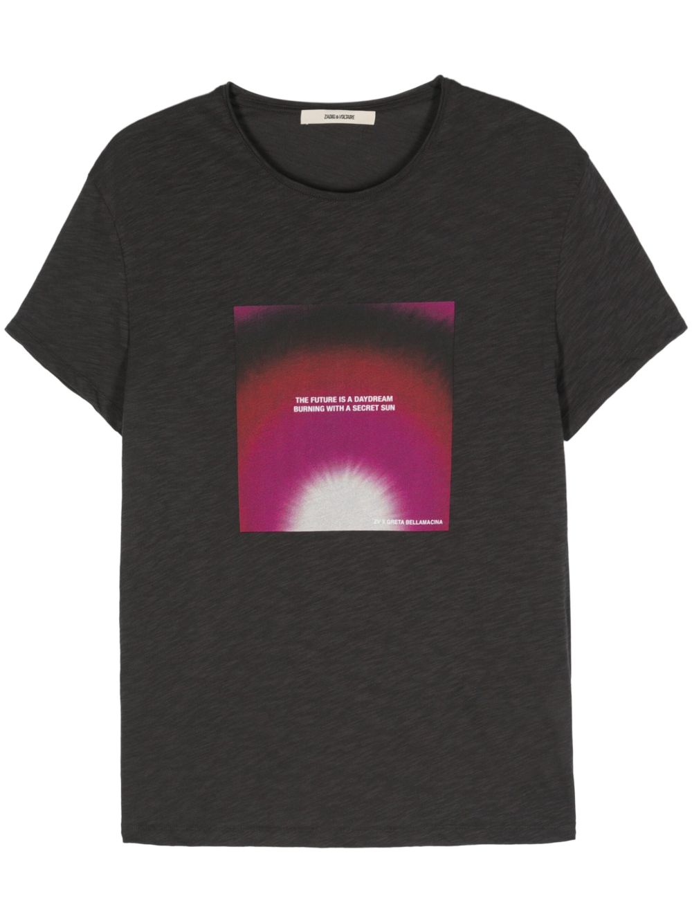 Zadig&Voltaire x Greta Bellamacina Toby 照片印花T恤 - 灰色