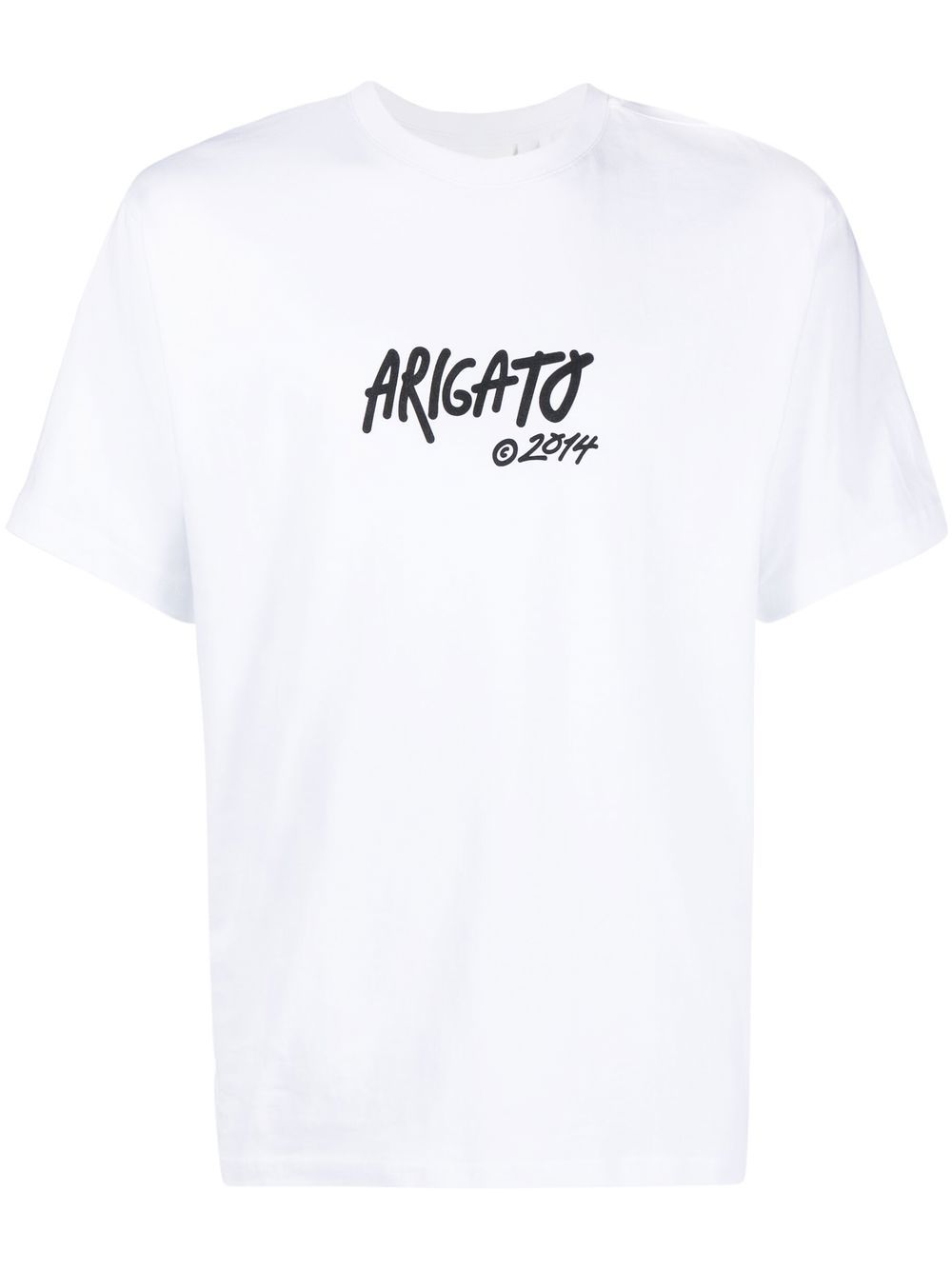 Axel Arigato logo印花短袖T恤 - 白色