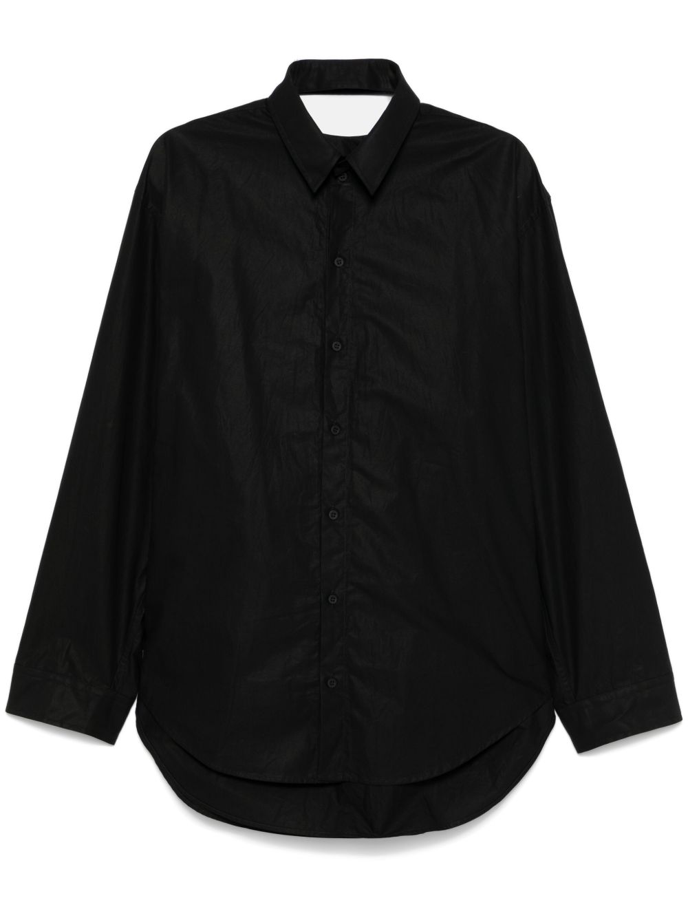 Balenciaga Suspended 衬衫裙 - 黑色