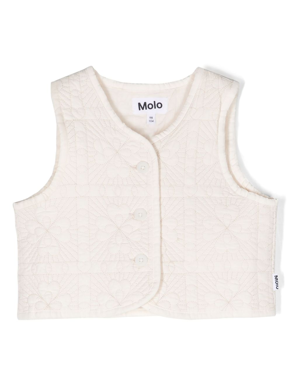 Molo 绗缝棉马甲 - 中性色
