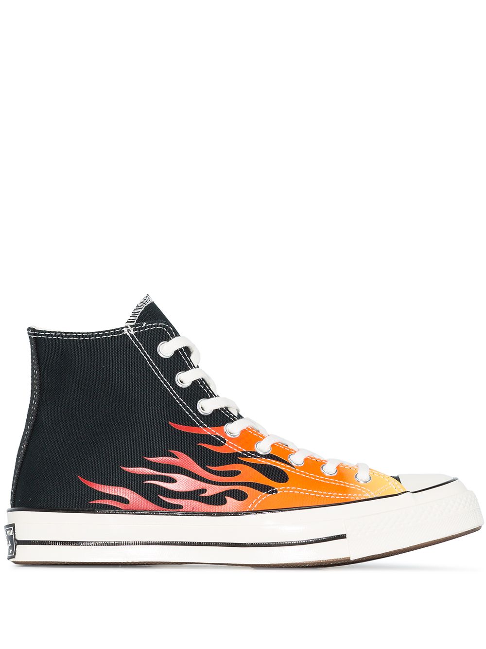 Converse Chuck 70火焰印花板鞋 - 黑色