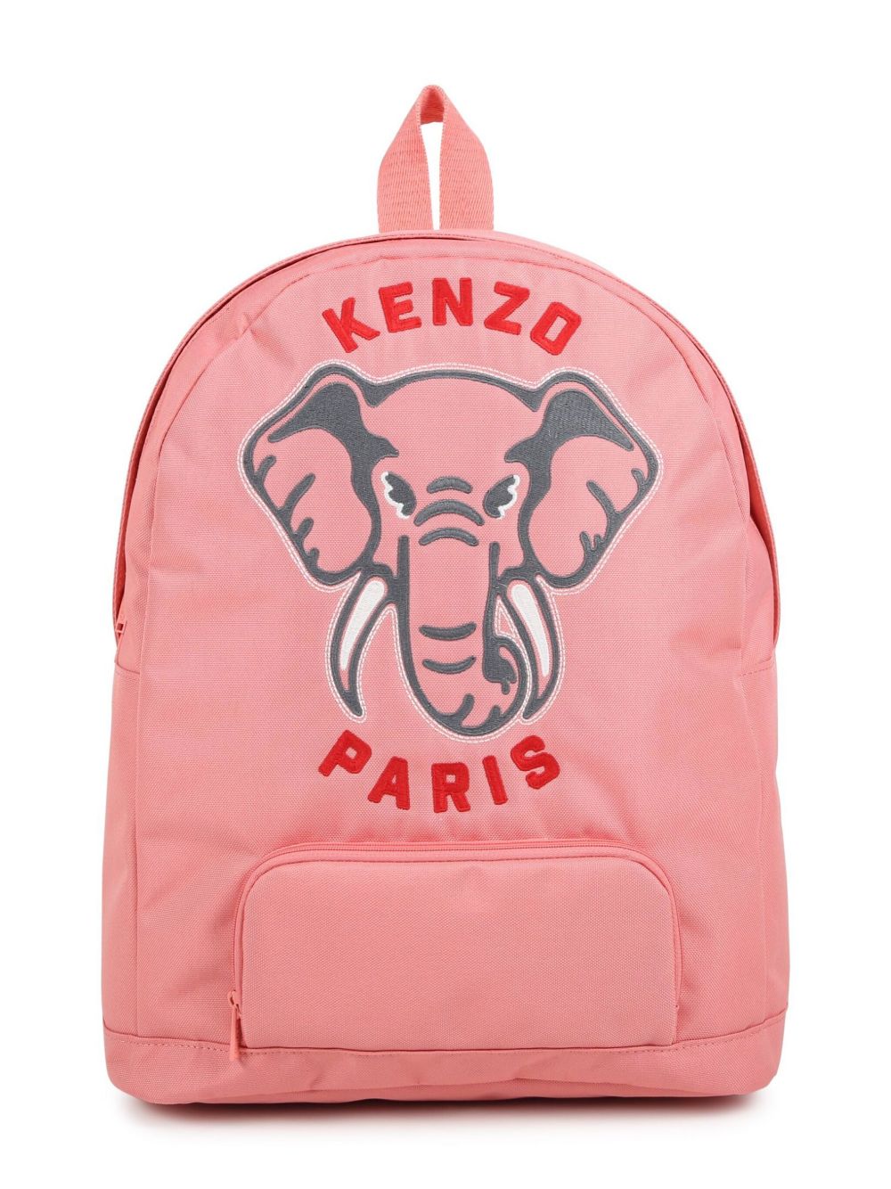 Kenzo Kids Rucksack logo刺绣双肩包 - 粉色