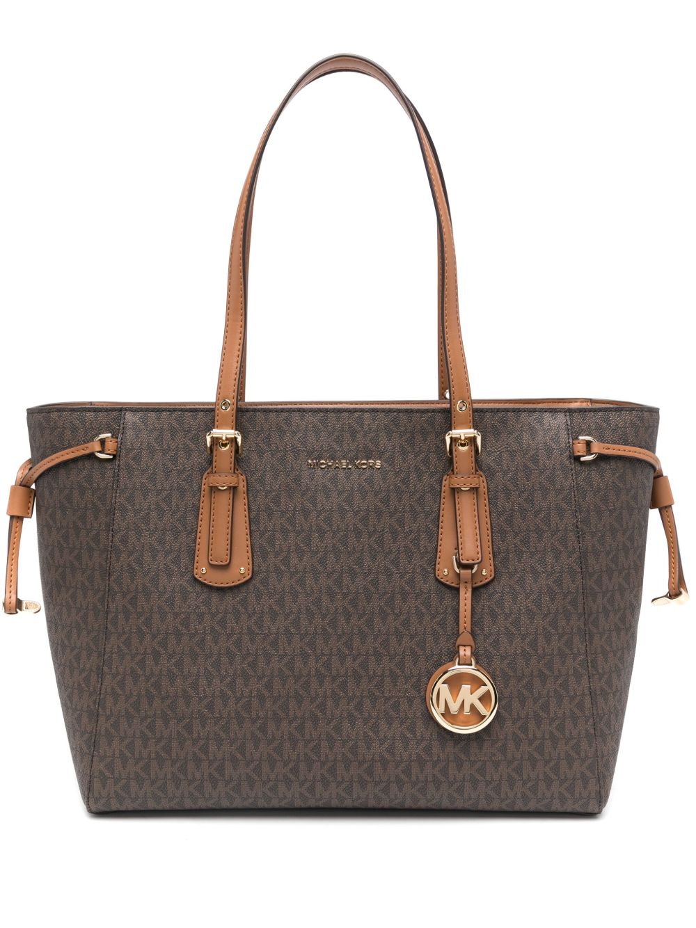 Michael Michael Kors Voyager 中号手提包 - 褐色