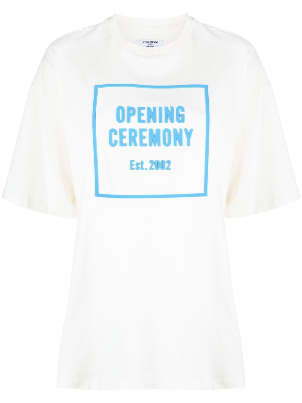 Opening Ceremony logo印花棉T恤 - 白色