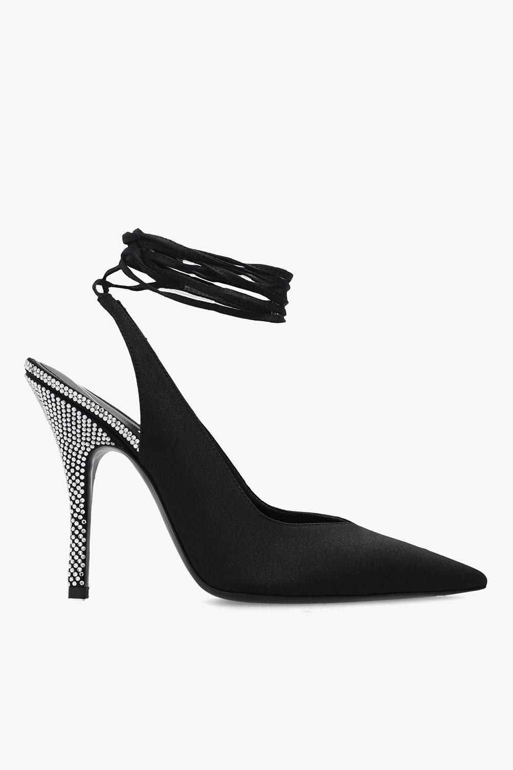 The Attico Venus Lace-up Slingback Pump