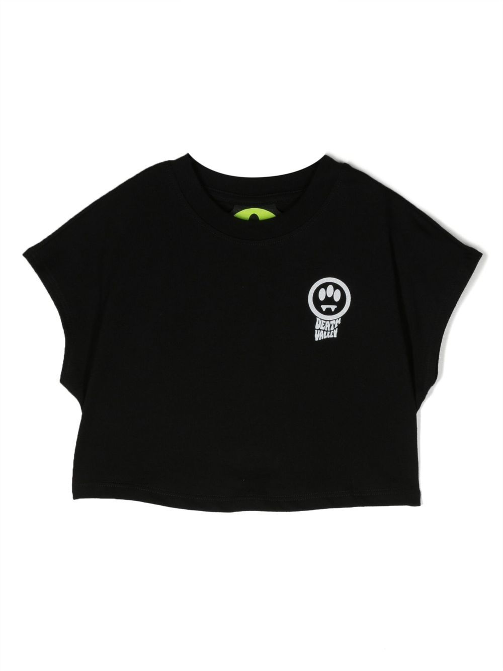 Barrow kids logo印花细节T恤 - 黑色
