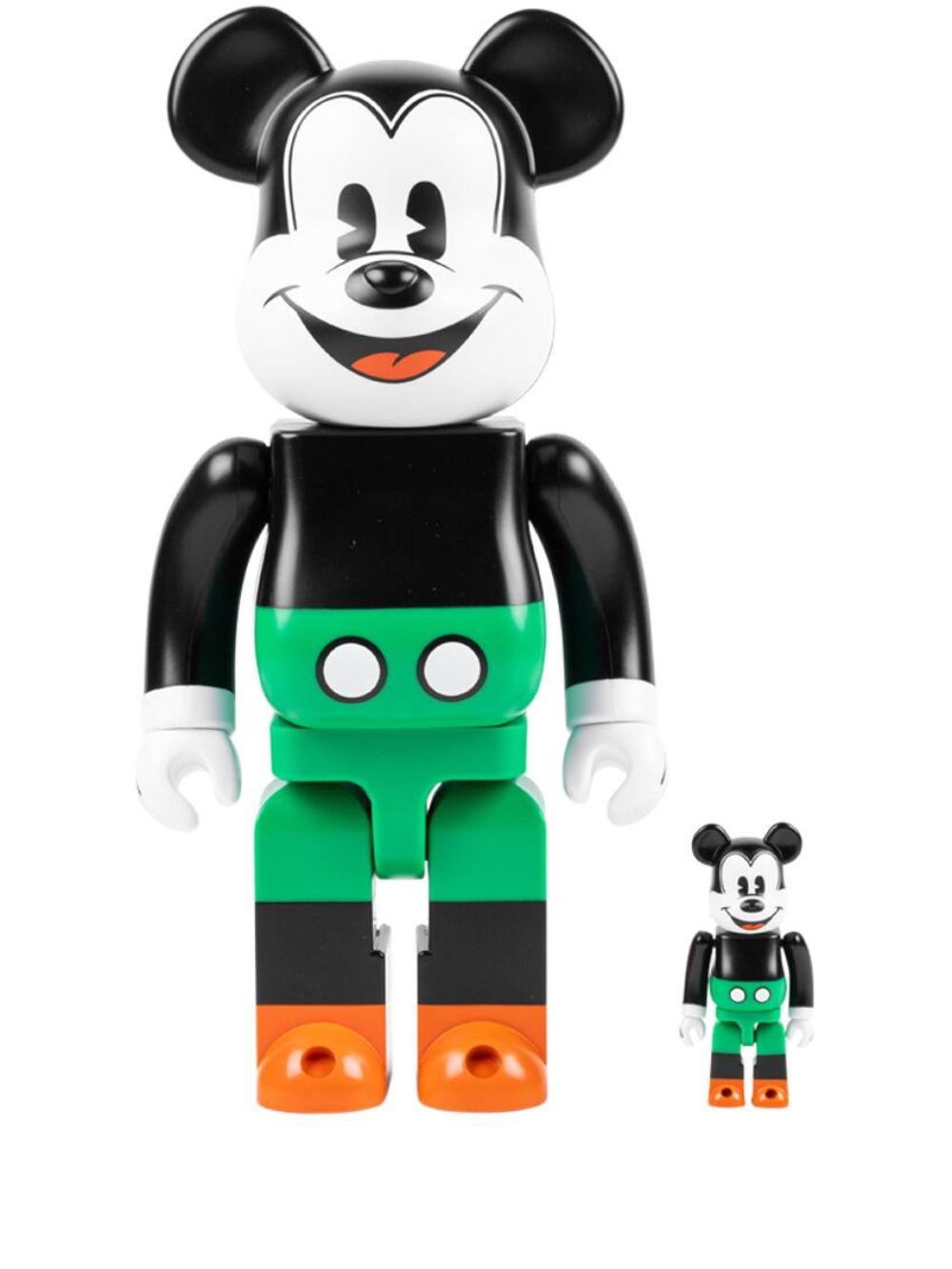 MEDICOM TOY x Mickey Mouse 1930s Poster BE@RBRICK 100% & 400% 模型玩具套装 - 黑色