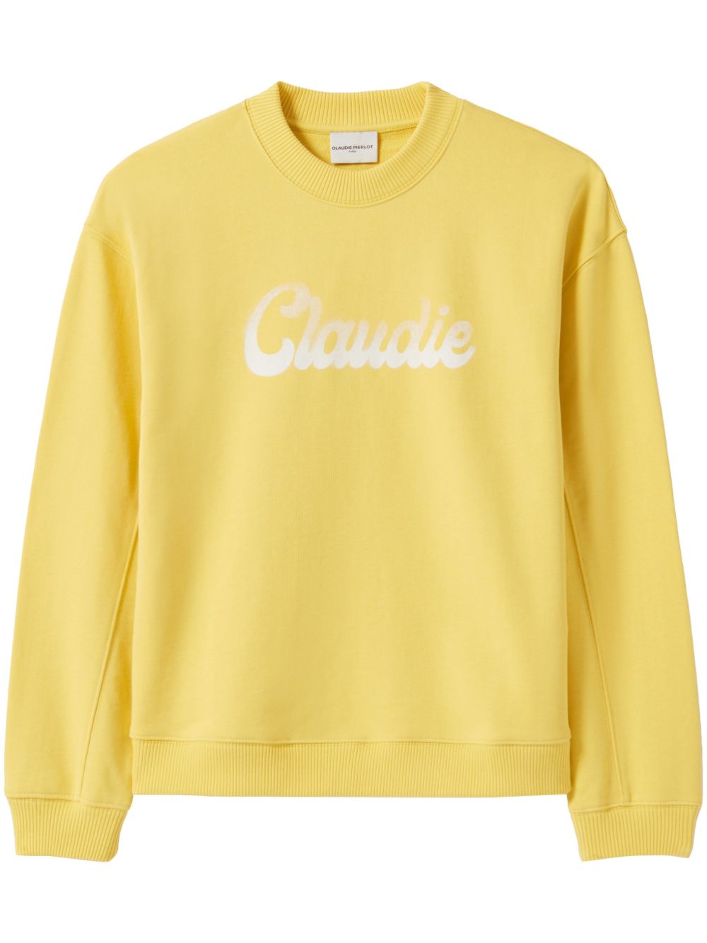 Claudie Pierlot logo印花卫衣 - 黄色