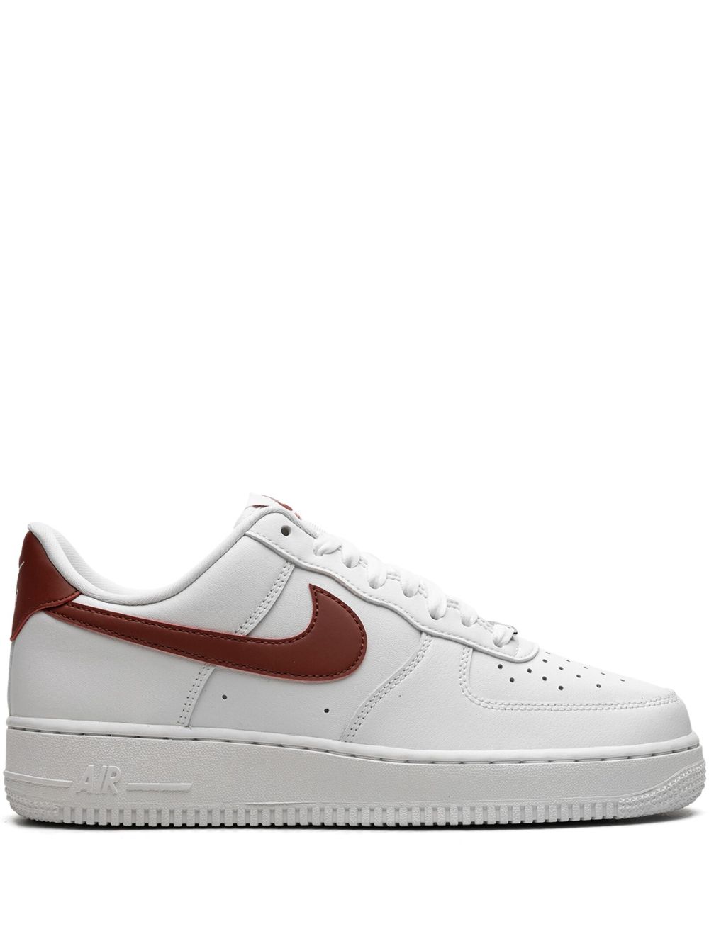 Nike Air Force 1 '07 White/Rugged Orange 运动鞋 - 白色