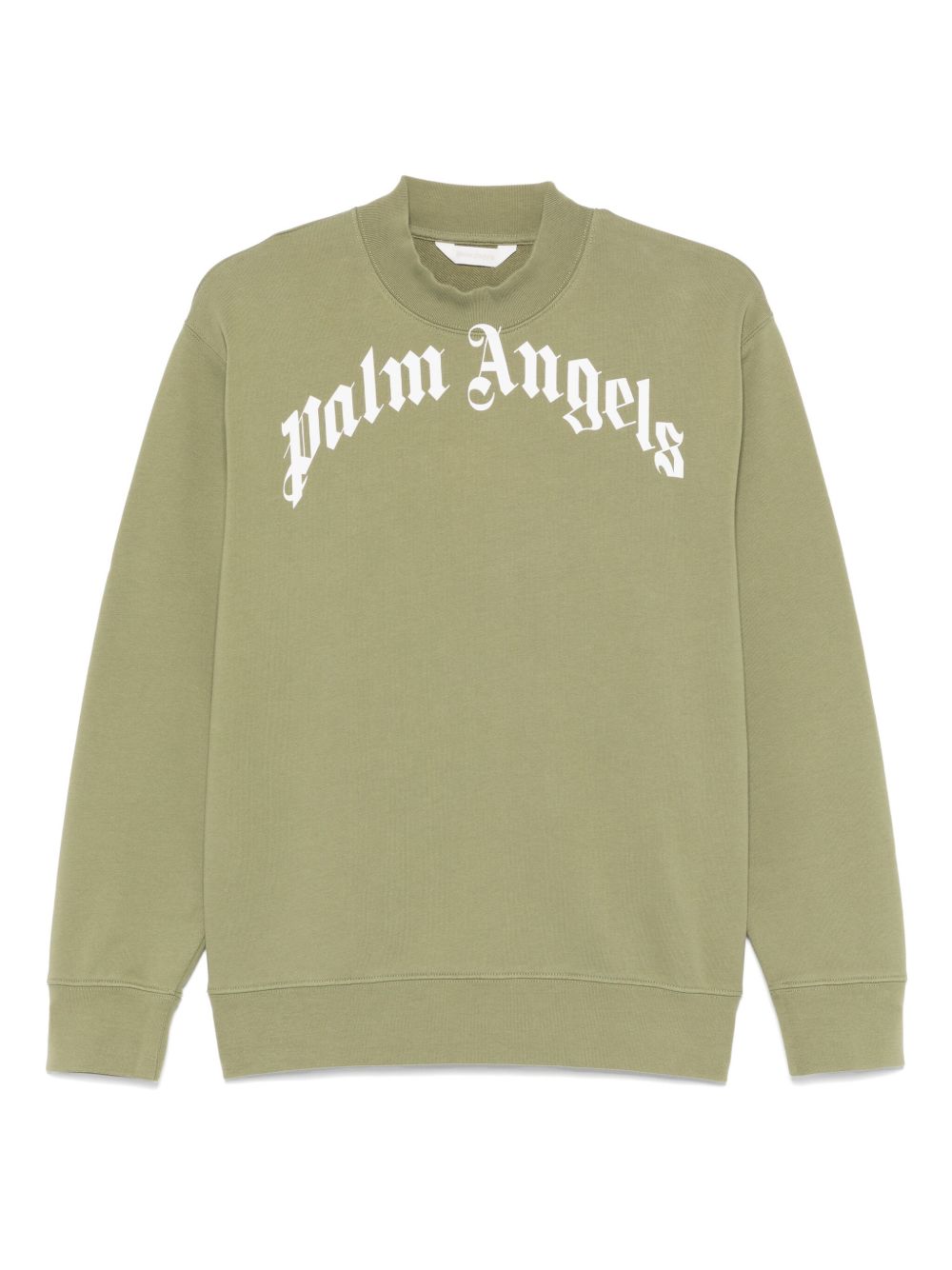 Palm Angels Kids logo印花卫衣 - 绿色