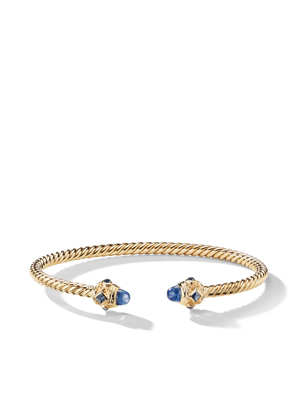 David Yurman Renaissance 18k金蓝宝石手镯 - 金色