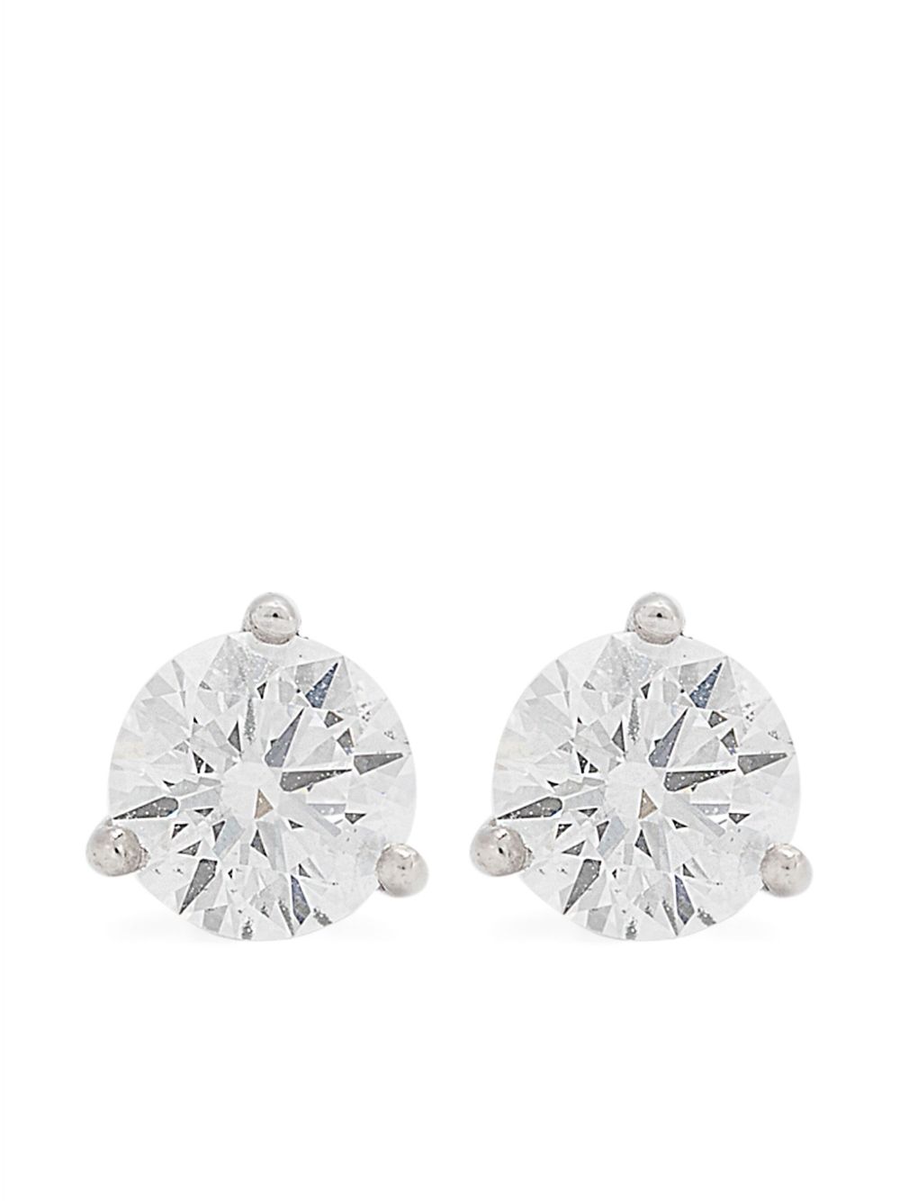 Loyal.e Paris 18K白金 Pur.e 耳钉 - 银色