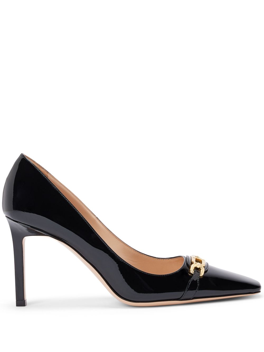 TOM FORD Whitney 亮面皮质高跟鞋（8.5厘米） - 黑色