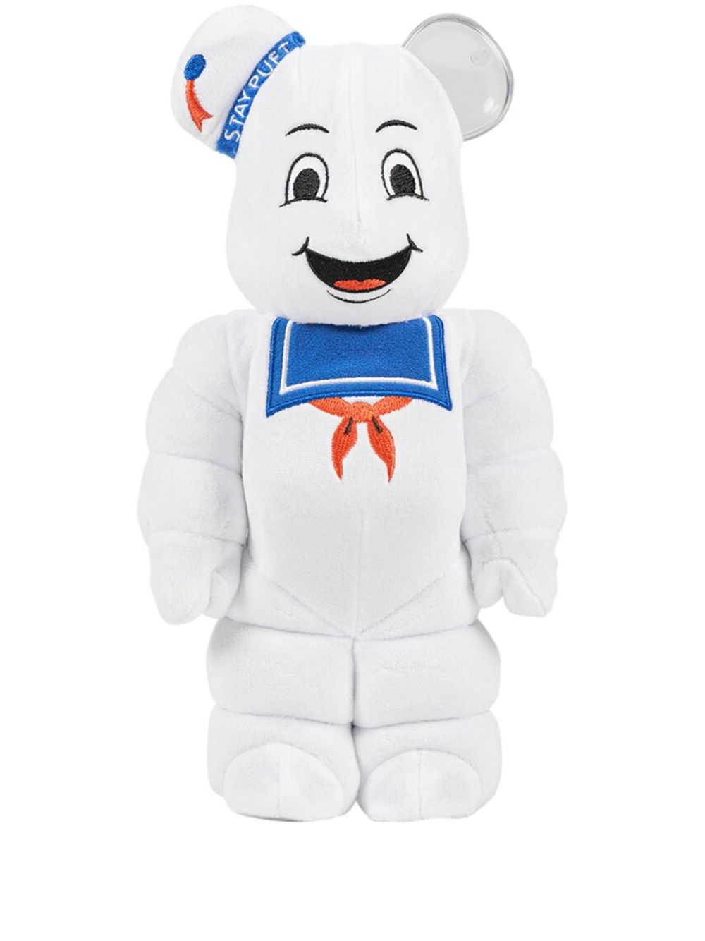 MEDICOM TOY x Ghostbusters BE@RBRICK Stay Puft Marshmallow Man Costume 400% 模型玩具 - 白色