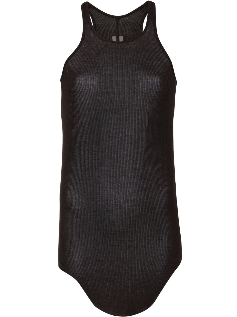 Rick Owens Basic Rib 坦克背心 - 灰色