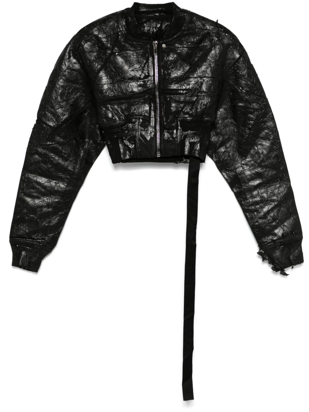 Rick Owens DRKSHDW College 飞行员夹克 - 黑色